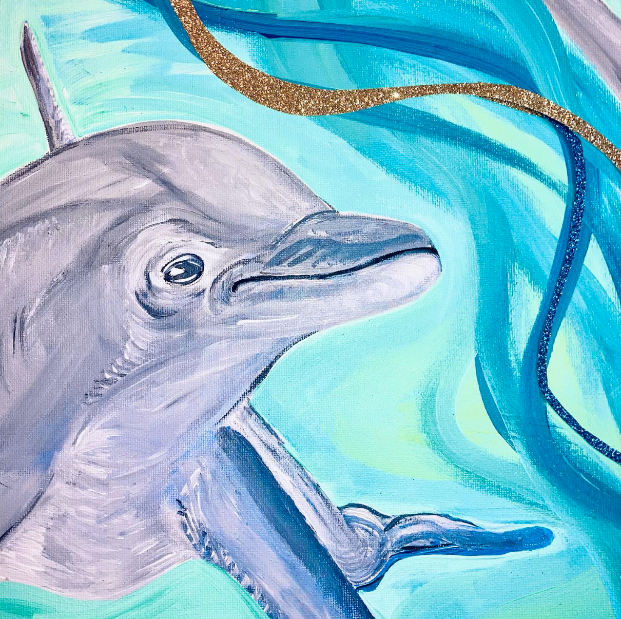 dolphin art